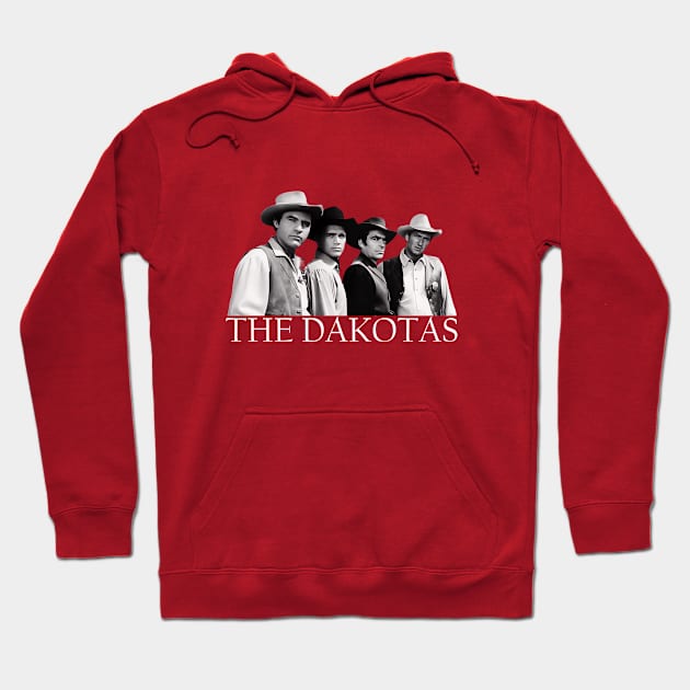 The Dakotas - B&W Group - 60s Tv Western Hoodie by wildzerouk